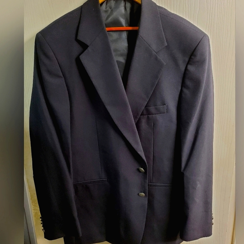VF Imagewear Men's Black Suit Blazer 44Reg